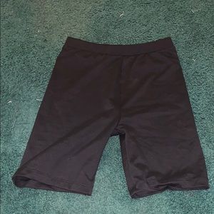 black biker shorts